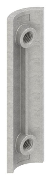 Verstärkungsplatte für Wandbefestigung 50132-240, Gewindeabstand Mitte-Mitte: 70mm, t: 5mm, V2A