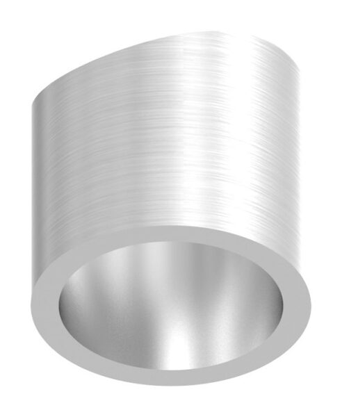 Distanzhülse, L: 15mm, einseitig ausgefräst für Rohr 42,4mm, V2A