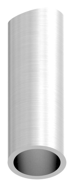 Distanzhülse, L: 55mm, einseitig ausgefräst für Rohr 42,4mm, V2A