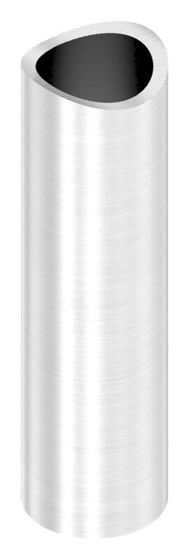 Distanzhülse, L: 70mm, einseitig ausgefräst für Rohr 42,4mm, V2A