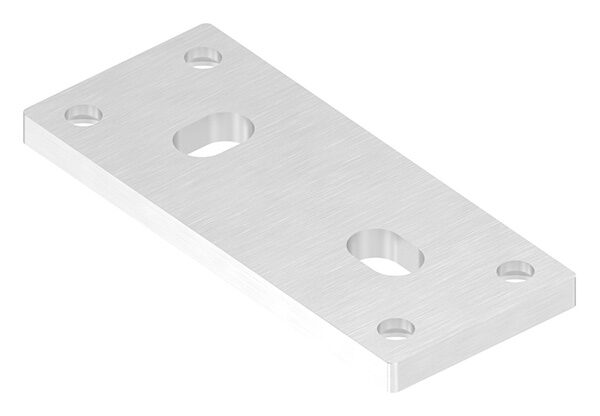 Ankerplatte, 130x55x8mm, mit 2x Langloch 13x20mm, passend...