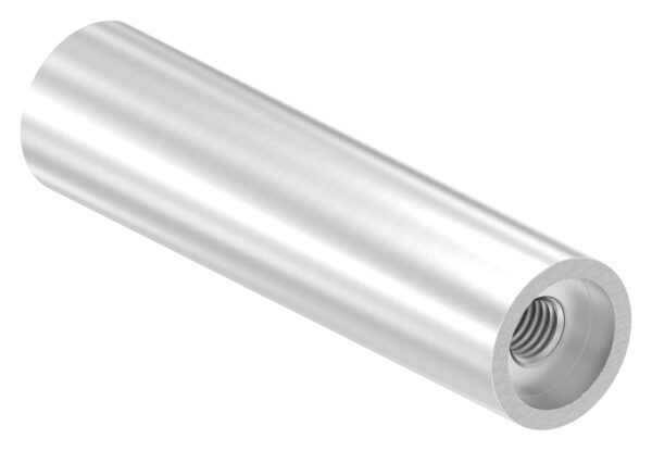 Wandhalter beide Seiten flach, Länge 100mm, mit M10 Innengewinde, V2A