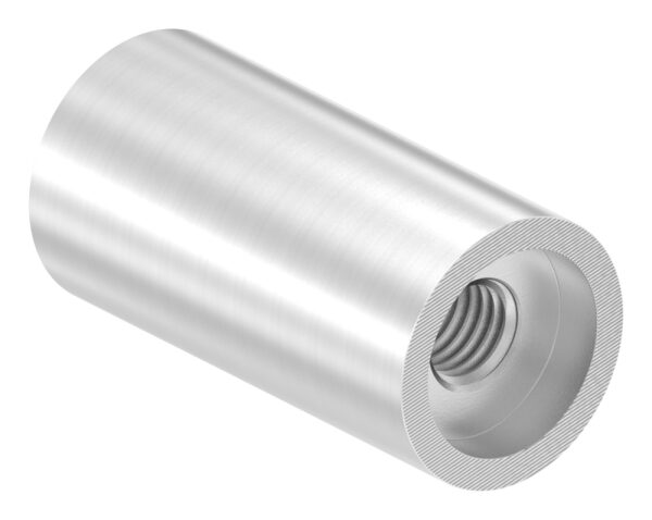 Wandhalter beide Seiten flach, Länge 50mm, mit M10 Innengewinde, V2A