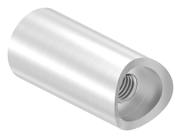 Wandhalter für Rohr 42,4mm, L: 50mm, mit M10 Innengewinde, V2A