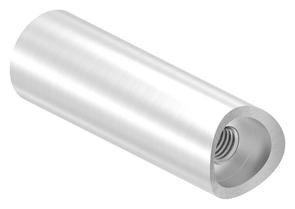 Wandhalter für Rohr 42,4mm, L: 75mm, mit M10 Innengewinde, V2A