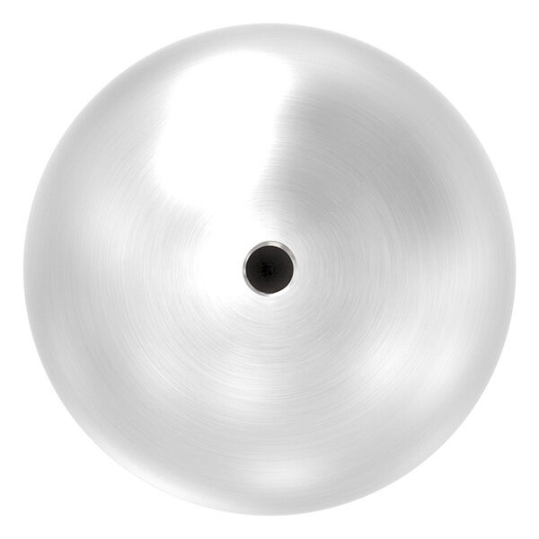 Vollkugel, Ø 70mm, mit Gewinde M8, geschliffen, V2A