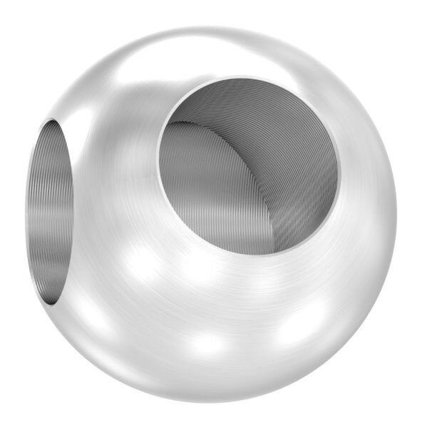 Vollkugel, Ø 25mm, mit 2x 12,2mm Bohrungen,...