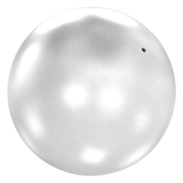 Hohlkugel, Ø 300mm mit Gewinde M10, Wandstärke 2mm, geschliffen, V2A