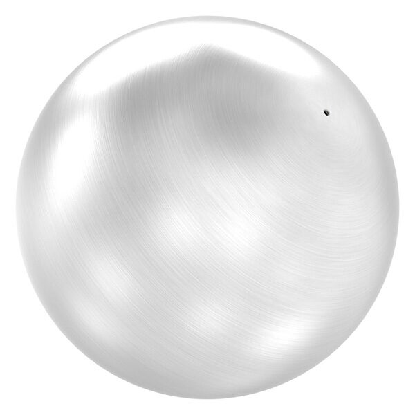 Hohlkugel, Ø 500mm mit Gewinde M10, Wandstärke 2mm, geschliffen, V2A
