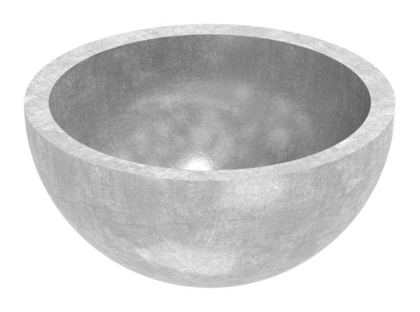 Halbhohlkugel, Ø 30x2,0mm, ungeschliffen, V2A