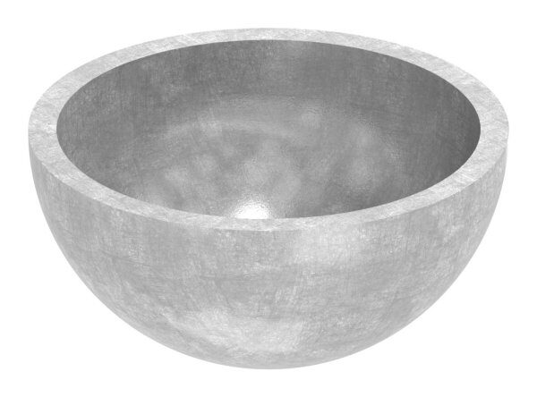 Halbhohlkugel, Ø 33,7x2,0mm, ungeschliffen, V2A