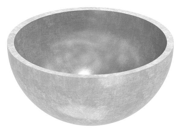 Halbhohlkugel, Ø 48,3x2,0mm, ungeschliffen, V2A