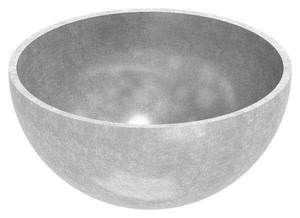 Halbhohlkugel, Ø 70x2,0mm, ungeschliffen, V2A