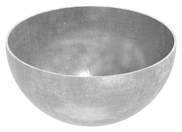 Halbhohlkugel, Ø 150x2,0mm, ungeschliffen, V2A