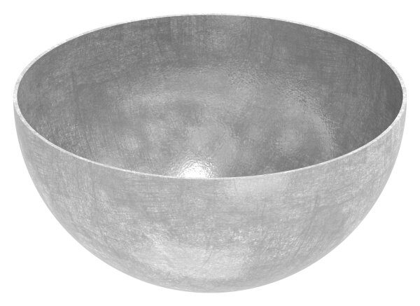 Halbhohlkugel, Ø 200x2,0mm, ungeschliffen, V2A