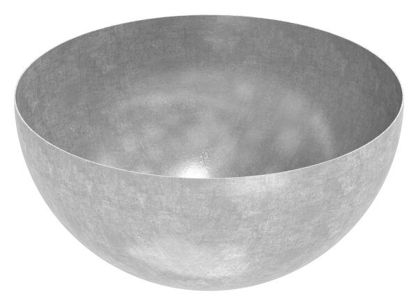 Halbhohlkugel, Ø 500x2,0 - 2,5mm, ungeschliffen, V2A