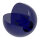 Glaskugel blau, Ø 35mm, mit Sackloch 12,3mm