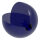 Glaskugel blau, Ø 60mm, mit Sackloch 12,5mm