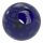 Glaskugel blau, Ø 30mm, mit Durchgangsbohrung 12,3mm