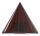 Glaskegel rot, Ø 35mm, H: 30mm mit Sackloch 12,3mm