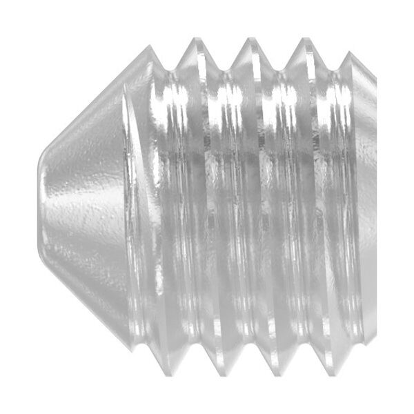 Gewindestift M5x5 mit Innensechskant und Spitze, V2A, DIN...