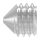 Gewindestift M6x6 mit Innensechskant und Spitze, V2A, DIN 914 / ISO 4027