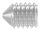 Gewindestift M6x8 mit Innensechskant und Spitze, V2A, DIN 914 / ISO 4027