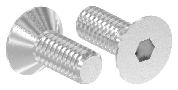Senkkopfschraube M4x10 mit Innensechskant, V4A, ISO 10642
