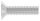 Senkkopfschraube M6x25 mit Innensechskant V2A, ISO 10642