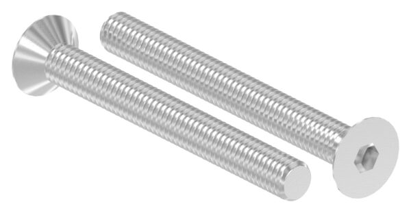 Senkkopfschraube M6x55 mit Innensechskant V2A, ISO 10642