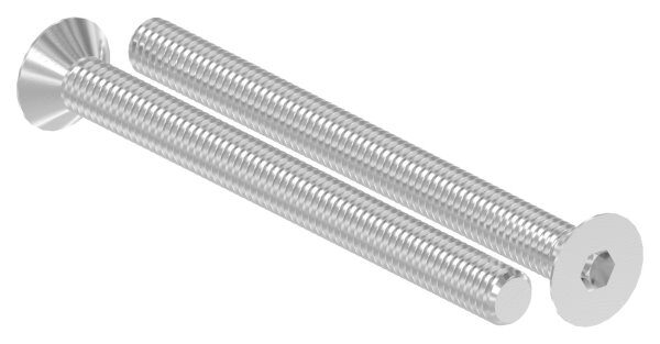 Senkkopfschraube M6x70 mit Innensechskant V2A, ISO 10642