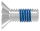 Senkkopfschraube M6x16 mit Innensechskant, V4A, ISO 10642, mit Schraubensicherung "Precote 85"