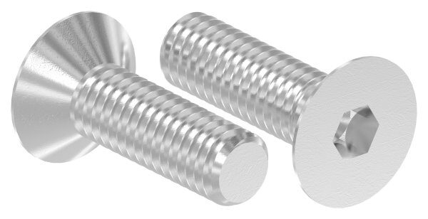 Senkkopfschraube M6x20 mit Innensechskant, V4A, ISO 10642
