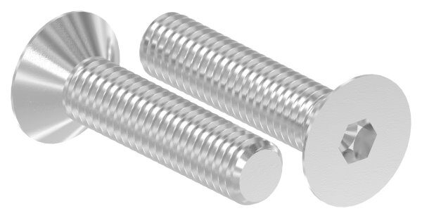 Senkkopfschraube M8x35 mit Innensechskant V2A, ISO 10642,...