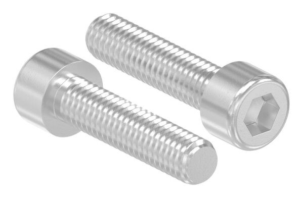 Zylinderkopfschraube M6x25 mit Innensechskant, V2A, DIN 912