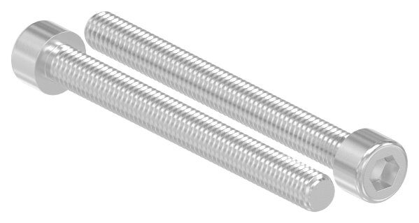 Zylinderkopfschraube M6x60 mit Innensechskant, V2A, DIN 912