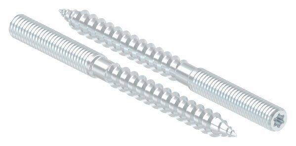 Stockschraube M6x80mm, Stahl verzinkt