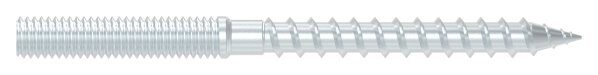 Stockschraube M6x80mm, Stahl verzinkt