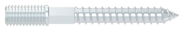 Stockschraube M10x80mm, Stahl verzinkt