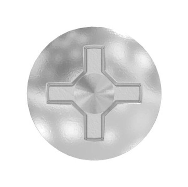 Spanplattenschraube 6x60 mit Pozidriv-Kreuzschlitz und Halbrundkopf, ISO 88096, V2A