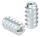 Rampa-Muffe M5x20, Stahl verzinkt, ähnlich DIN 7965, Typ A, Vorbohrung 8,0 - 8,5mm