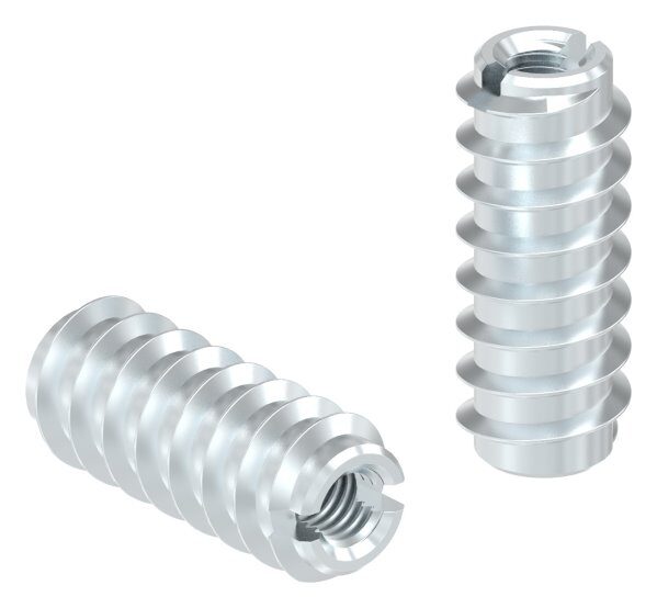Rampa-Muffe M6x30, Stahl verzinkt, ähnlich DIN 7965, Typ A, Vorbohrung 9,0 - 10,3mm