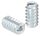 Rampa-Muffe M8x30, Stahl verzinkt, ähnlich DIN 7965, Typ A, Vorbohrung 13,0 - 13,5mm