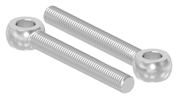 Augenschraube M12x100 (Gewinde bis Auge), V2A, DIN 444
