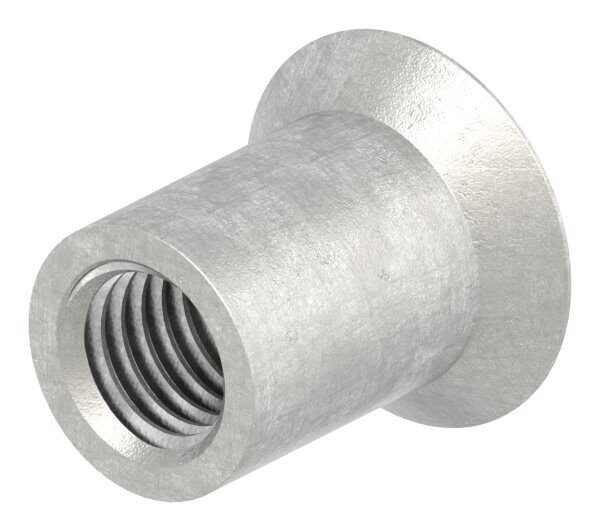 Hülsenmutter mit Senkkopf und Innensechskant, M10x20, Edelstahl V2A