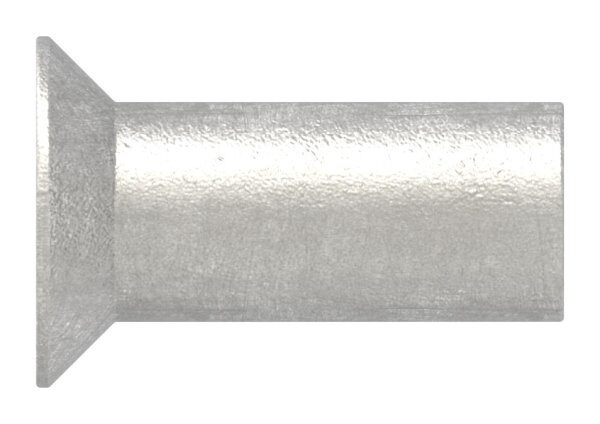 Hülsenmutter mit Senkkopf und Innensechskant, M4x12, Edelstahl V2A
