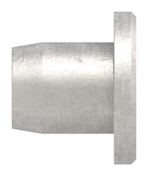 Hülsenmutter mit Flachkopf und Innensechskant, M6, Edelstahl V2A