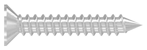 Spanplattenschraube 4x25 mit Senkkopf und Pozidriv-Kreuzschlitz, V2A, ISO 89097