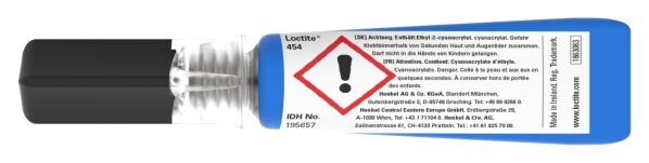 Gelförmiger-Universal-Sofortkleber 3g Tube, gutes Spaltfüllvermögen, auch für Überkopfarbeiten geeignet, Handfest: 5min, Endfestigkeit nach 12 Std.