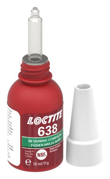 1-Komponenten-Kleber für Edelstahl als Fügeprodukt, 10ml, Spezial-Fügeprodukt mit sehr großem Spaltfüllvermögen (max. 0,24mm), Handfest: 5min, Endfestigkeit nach 12 Std.